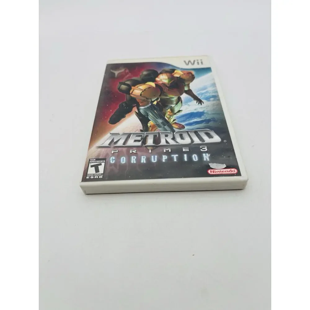 Metroid Prime 3: Corruption (Nintendo Wii, 2007) CIB Tested Working VG Cond